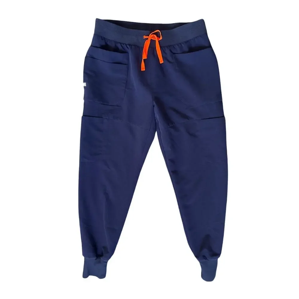 Figs Men's Tansen Jogger Scrub Pants in Navy Blue Size Small